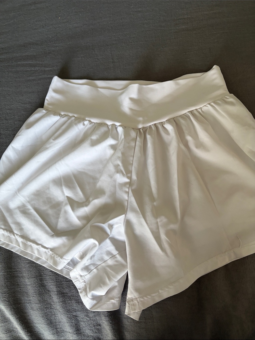 Old Navy White High-Waist Relaxed Fit Shorts